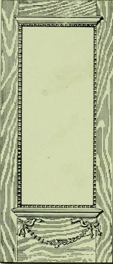 An illustration from Millwork catalogue : makers of the original patent dowelled doors, sash, blinds, fine interior finish, store and office fixtures, bank counters, dealers in lumber, etc, 1904, leaf 115