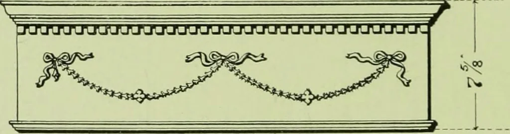 An illustration from Millwork catalogue : makers of the original patent dowelled doors, sash, blinds, fine interior finish, store and office fixtures, bank counters, dealers in lumber, etc, 1904, leaf 125