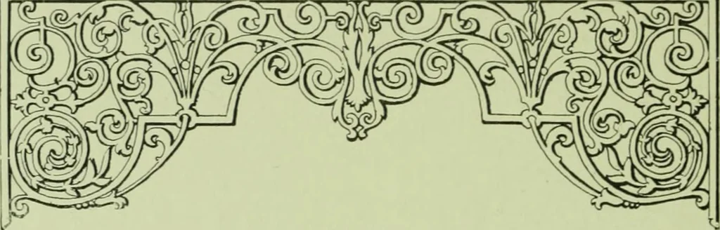 An illustration from Millwork catalogue : makers of the original patent dowelled doors, sash, blinds, fine interior finish, store and office fixtures, bank counters, dealers in lumber, etc, 1904, leaf 147