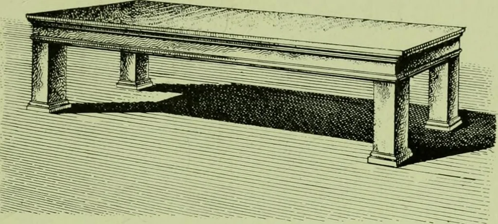 An illustration from Millwork catalogue : makers of the original patent dowelled doors, sash, blinds, fine interior finish, store and office fixtures, bank counters, dealers in lumber, etc, 1904, leaf 160