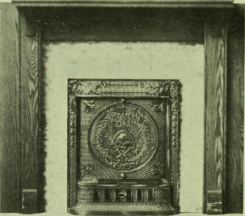 An illustration from Millwork catalogue : makers of the original patent dowelled doors, sash, blinds, fine interior finish, store and office fixtures, bank counters, dealers in lumber, etc, 1904, leaf 169