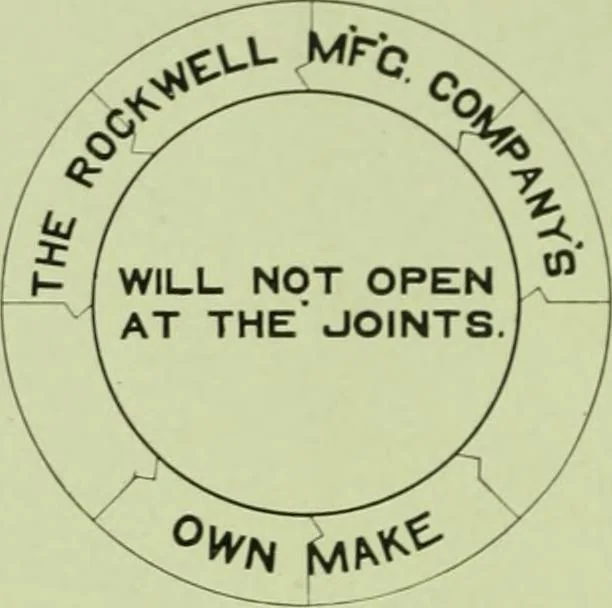 An illustration from Millwork catalogue : makers of the original patent dowelled doors, sash, blinds, fine interior finish, store and office fixtures, bank counters, dealers in lumber, etc, 1904, leaf 187