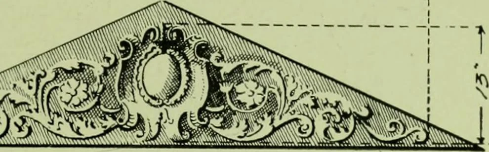 An illustration from Millwork catalogue : makers of the original patent dowelled doors, sash, blinds, fine interior finish, store and office fixtures, bank counters, dealers in lumber, etc, 1904, leaf 194