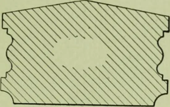 An illustration from Millwork catalogue : makers of the original patent dowelled doors, sash, blinds, fine interior finish, store and office fixtures, bank counters, dealers in lumber, etc, 1904, leaf 210