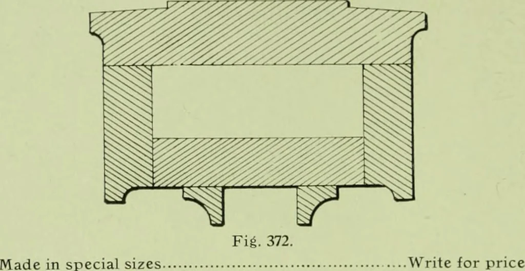 An illustration from Millwork catalogue : makers of the original patent dowelled doors, sash, blinds, fine interior finish, store and office fixtures, bank counters, dealers in lumber, etc, 1904, leaf 213