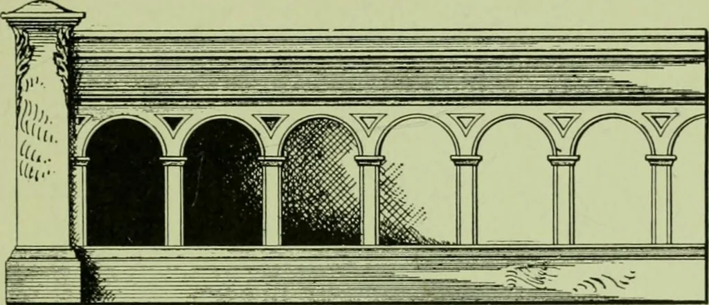 An illustration from Millwork catalogue : makers of the original patent dowelled doors, sash, blinds, fine interior finish, store and office fixtures, bank counters, dealers in lumber, etc, 1904, leaf 232
