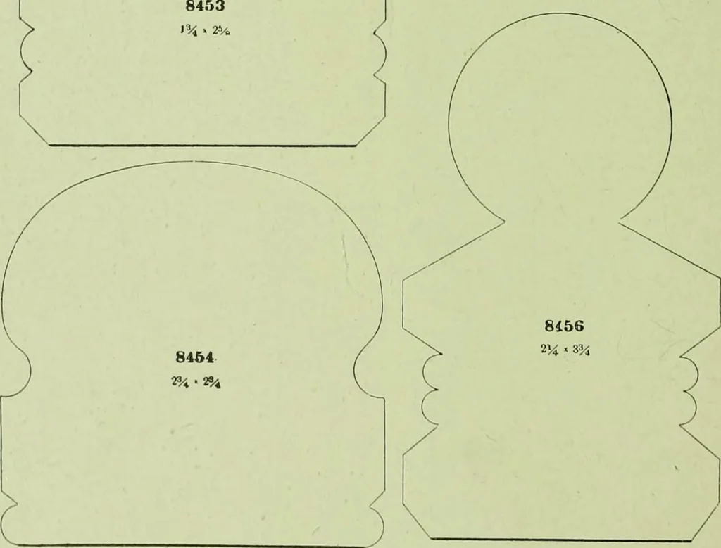 An illustration from Millwork catalogue : makers of the original patent dowelled doors, sash, blinds, fine interior finish, store and office fixtures, bank counters, dealers in lumber, etc, 1904, leaf 283
