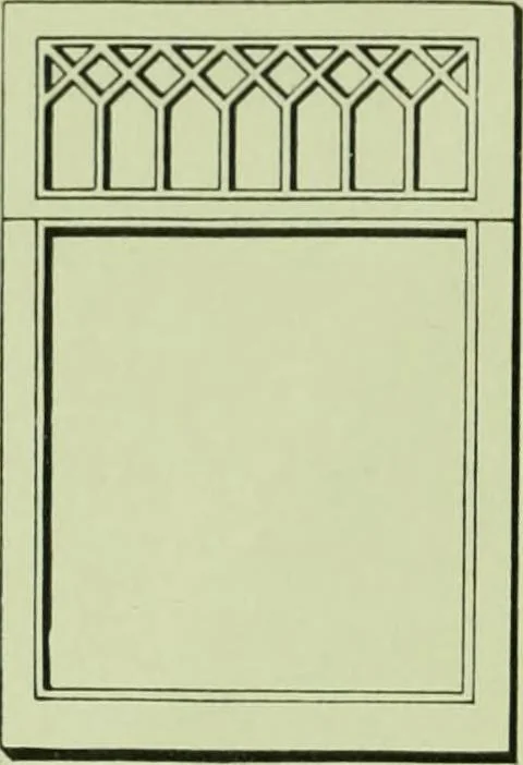 An illustration from Millwork catalogue : makers of the original patent dowelled doors, sash, blinds, fine interior finish, store and office fixtures, bank counters, dealers in lumber, etc, 1904, leaf 31