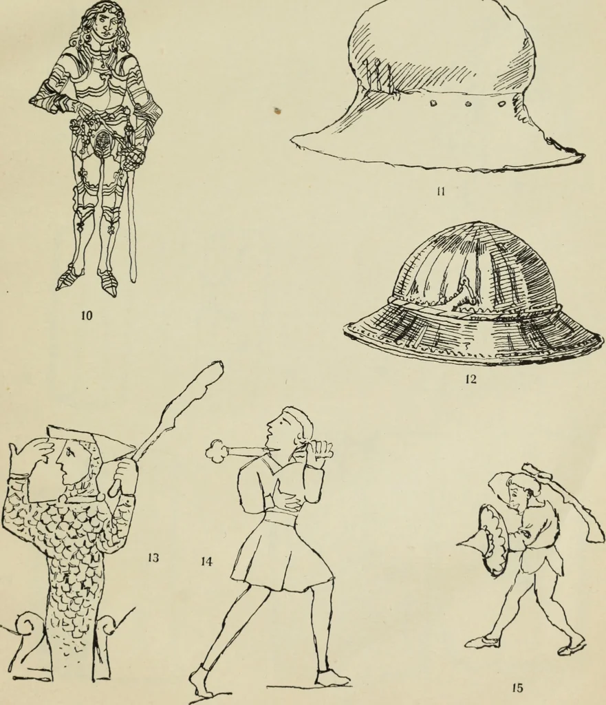 An illustration from MinÄ«atiÍ¡ury KenigsbergskoÄ­ liÍ¡etopisi : arkheologicheskÄ«Ä­ ÄtiÍ¡ud : s prilozhenÄ«em trekh fototipicheskikh tablitÍ¡s, 1905, leaf 60