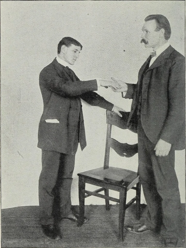 An illustration from Mind and body; hypnotism and suggestion applied in therapeutics and education, 1899, leaf 57