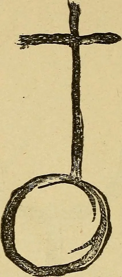 An illustration from Mind-reading and beyond, 1885, leaf 143