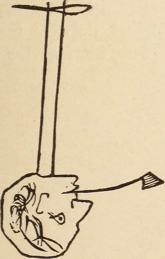 An illustration from Mind-reading and beyond, 1885, leaf 90
