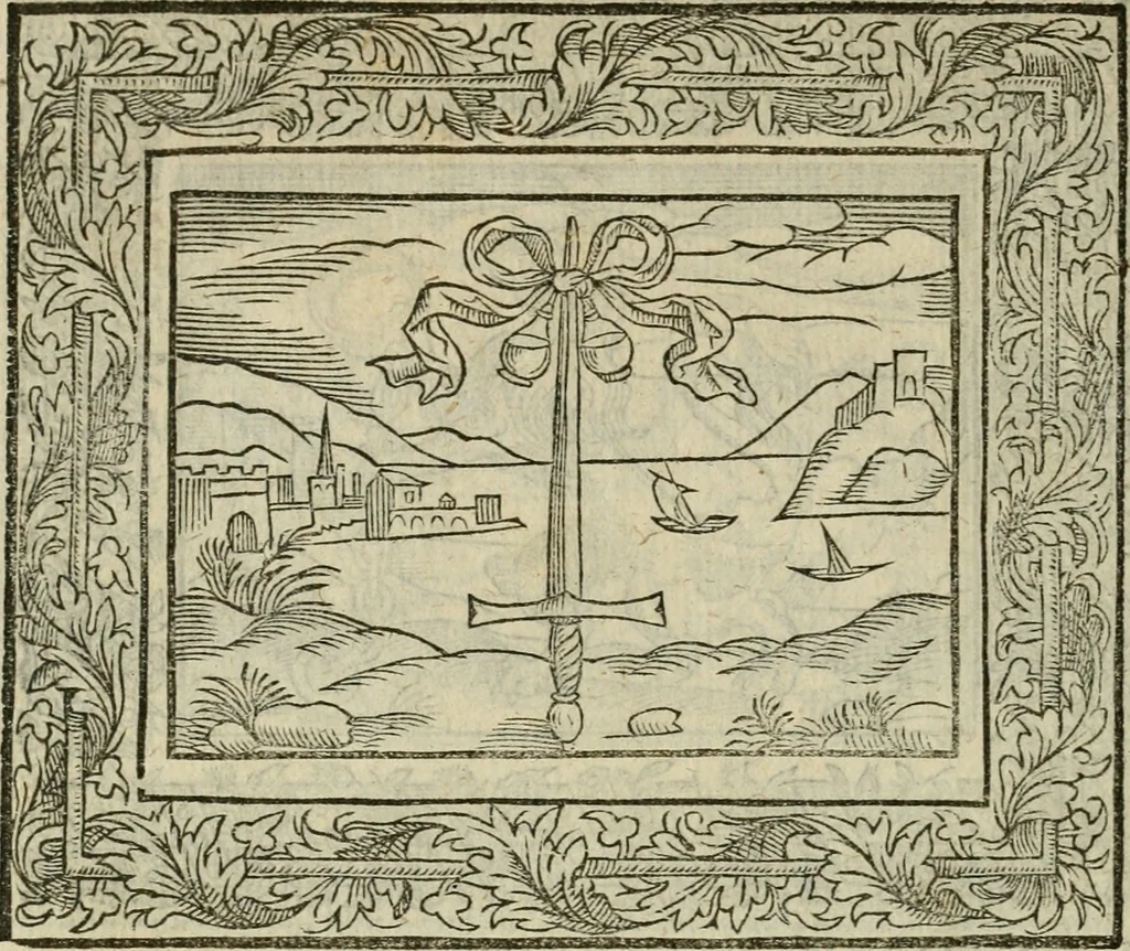 An illustration from Minerua Britanna, or, A garden of heroical deuises, furnished, and adorned with emblemes and impresa's of sundry natures : newly devised, moralized, and published, 1612, leaf 103