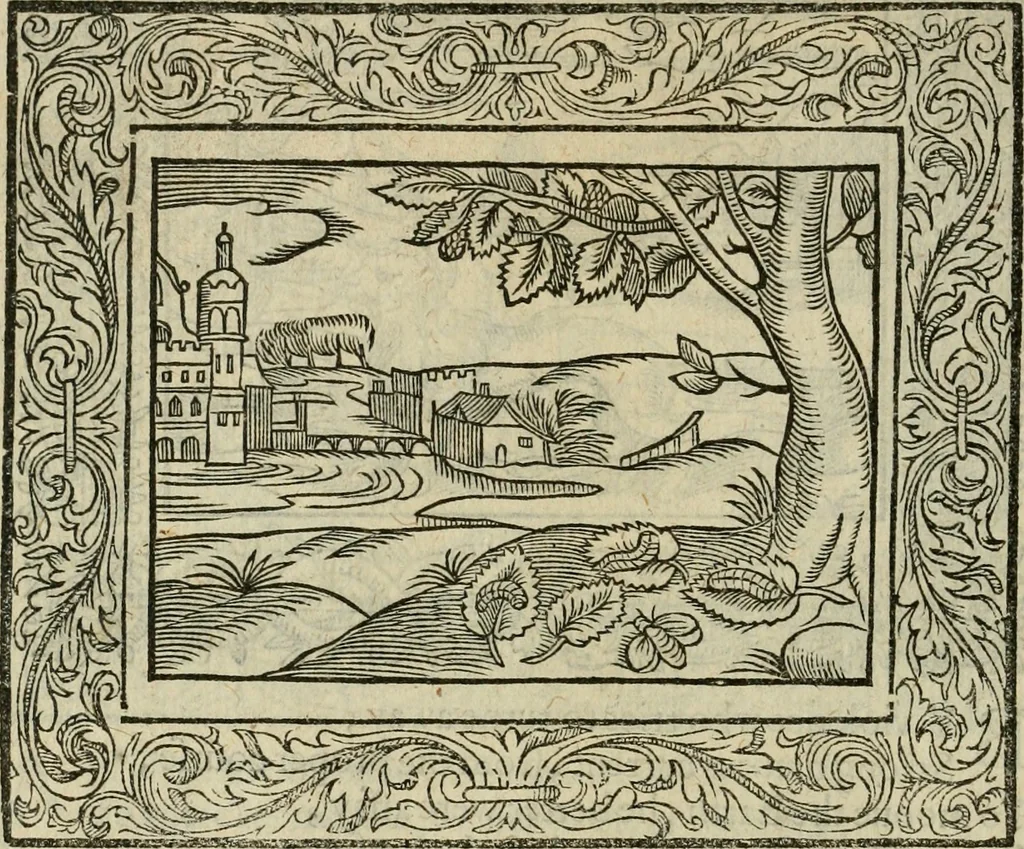 An illustration from Minerua Britanna, or, A garden of heroical deuises, furnished, and adorned with emblemes and impresa's of sundry natures : newly devised, moralized, and published, 1612, leaf 109