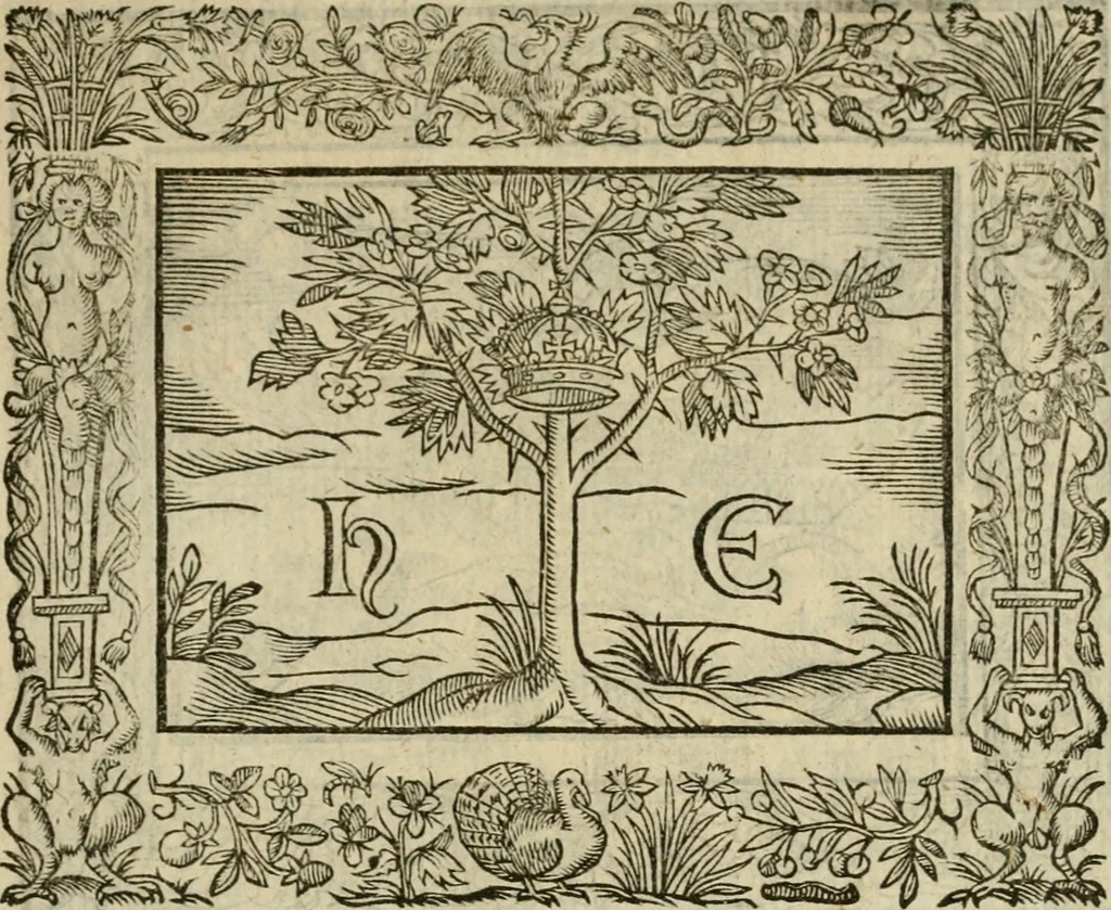 An illustration from Minerua Britanna, or, A garden of heroical deuises, furnished, and adorned with emblemes and impresa's of sundry natures : newly devised, moralized, and published, 1612, leaf 110