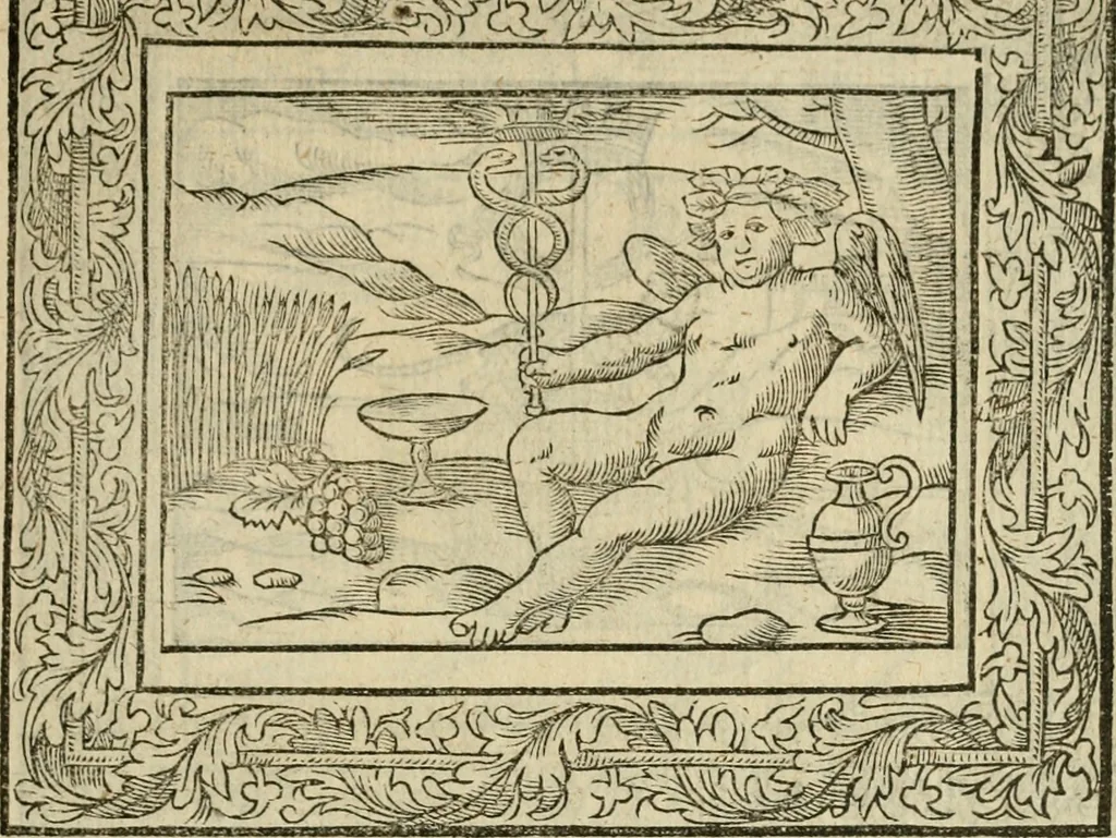 An illustration from Minerua Britanna, or, A garden of heroical deuises, furnished, and adorned with emblemes and impresa's of sundry natures : newly devised, moralized, and published, 1612, leaf 116