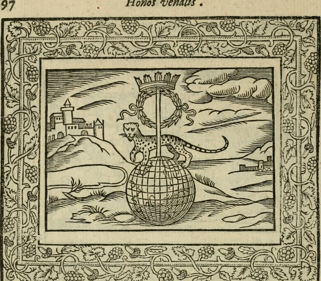 An illustration from Minerua Britanna, or, A garden of heroical deuises, furnished, and adorned with emblemes and impresa's of sundry natures : newly devised, moralized, and published, 1612, leaf 117