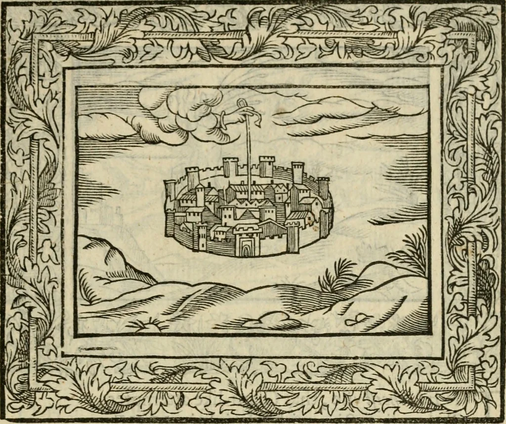 An illustration from Minerua Britanna, or, A garden of heroical deuises, furnished, and adorned with emblemes and impresa's of sundry natures : newly devised, moralized, and published, 1612, leaf 118