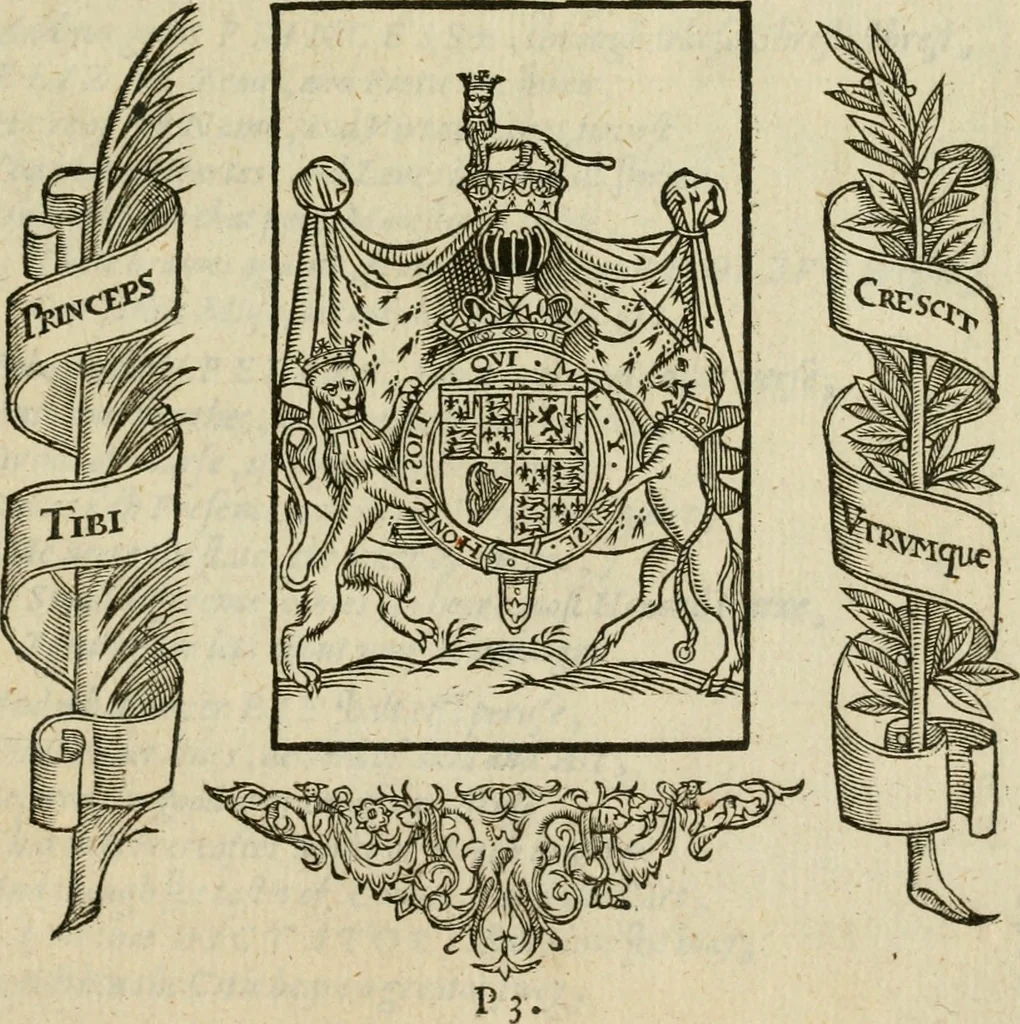An illustration from Minerua Britanna, or, A garden of heroical deuises, furnished, and adorned with emblemes and impresa's of sundry natures : newly devised, moralized, and published, 1612, leaf 122