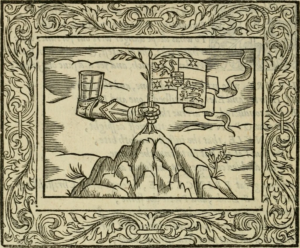An illustration from Minerua Britanna, or, A garden of heroical deuises, furnished, and adorned with emblemes and impresa's of sundry natures : newly devised, moralized, and published, 1612, leaf 125