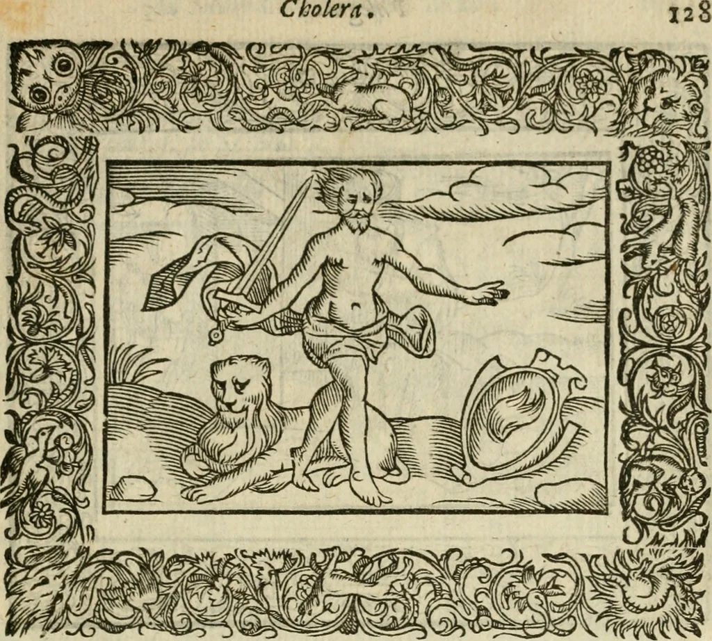 An illustration from Minerua Britanna, or, A garden of heroical deuises, furnished, and adorned with emblemes and impresa's of sundry natures : newly devised, moralized, and published, 1612, leaf 152