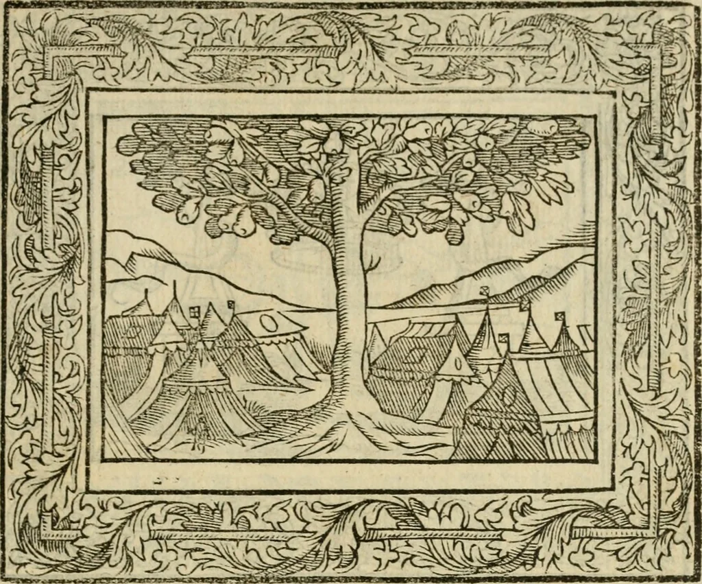 An illustration from Minerua Britanna, or, A garden of heroical deuises, furnished, and adorned with emblemes and impresa's of sundry natures : newly devised, moralized, and published, 1612, leaf 160