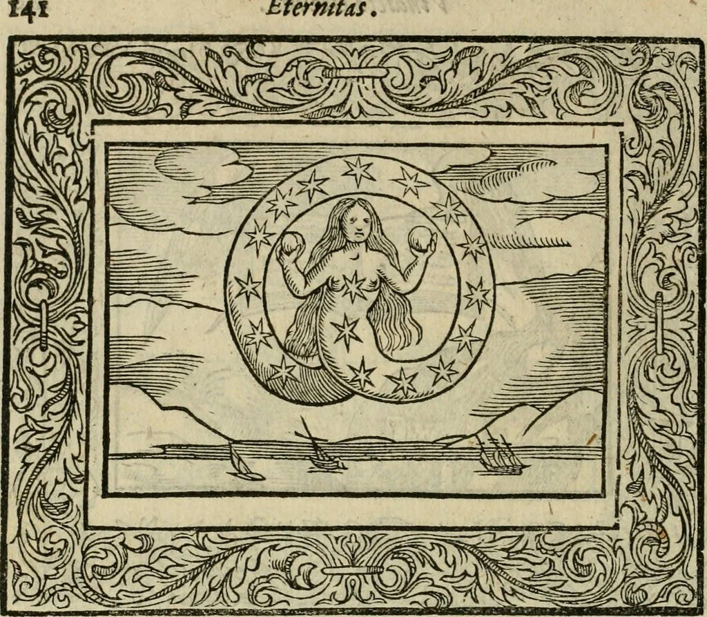 An illustration from Minerua Britanna, or, A garden of heroical deuises, furnished, and adorned with emblemes and impresa's of sundry natures : newly devised, moralized, and published, 1612, leaf 165