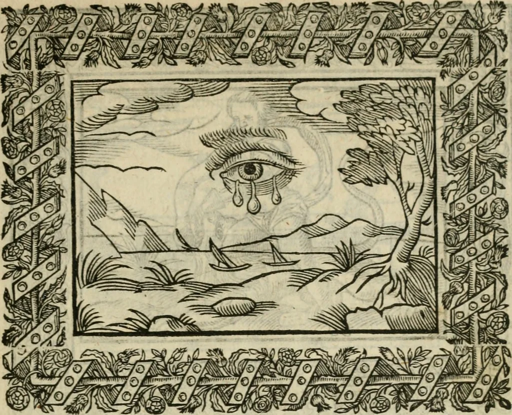 An illustration from Minerua Britanna, or, A garden of heroical deuises, furnished, and adorned with emblemes and impresa's of sundry natures : newly devised, moralized, and published, 1612, leaf 166