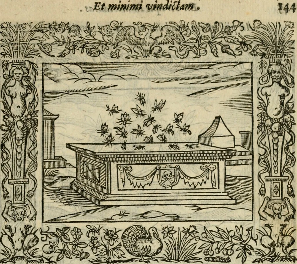 An illustration from Minerua Britanna, or, A garden of heroical deuises, furnished, and adorned with emblemes and impresa's of sundry natures : newly devised, moralized, and published, 1612, leaf 168