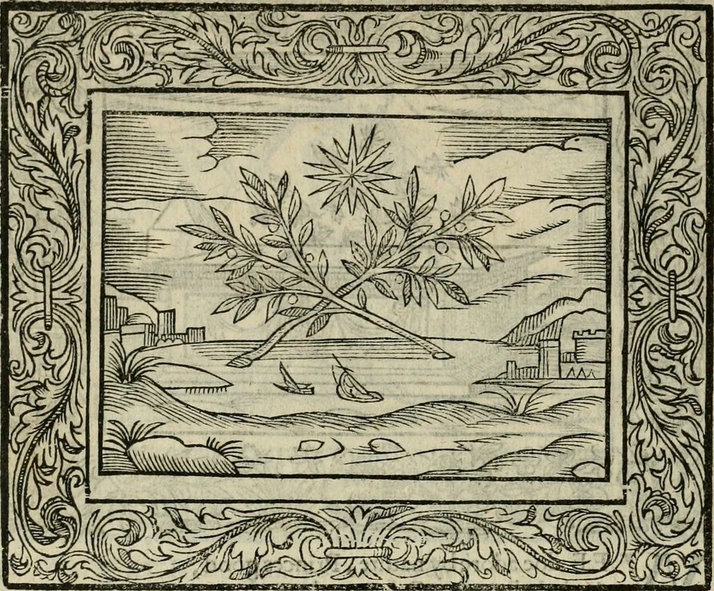 An illustration from Minerua Britanna, or, A garden of heroical deuises, furnished, and adorned with emblemes and impresa's of sundry natures : newly devised, moralized, and published, 1612, leaf 169