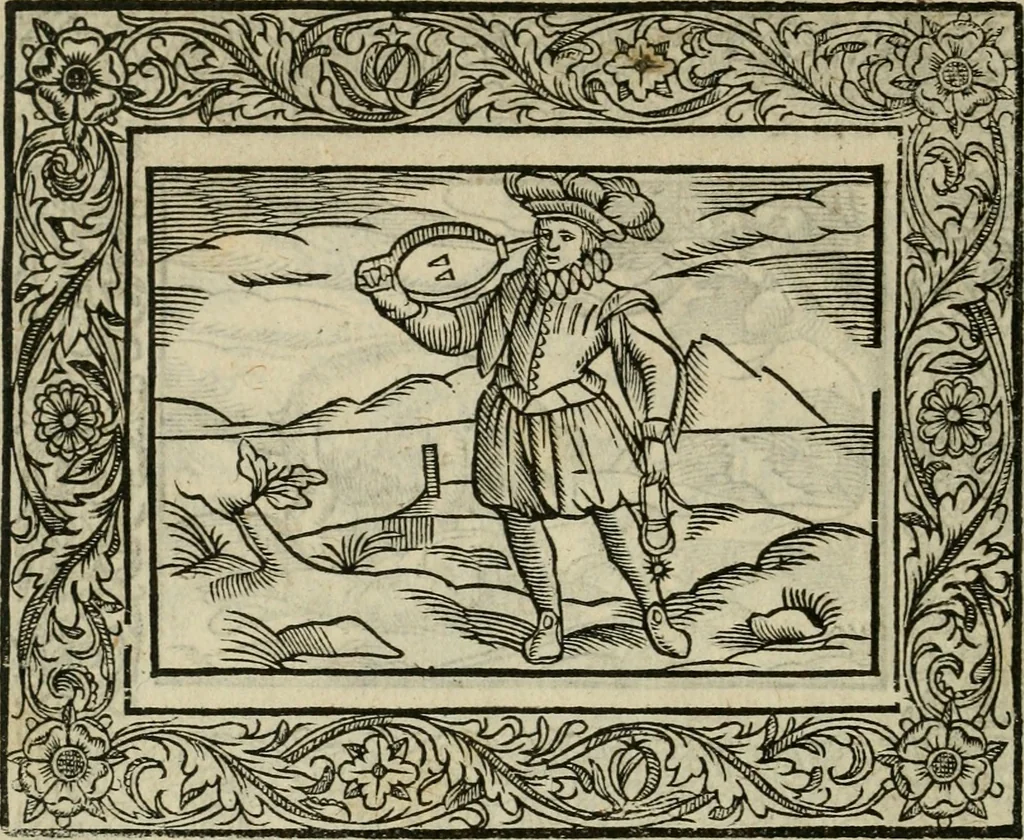 An illustration from Minerua Britanna, or, A garden of heroical deuises, furnished, and adorned with emblemes and impresa's of sundry natures : newly devised, moralized, and published, 1612, leaf 173