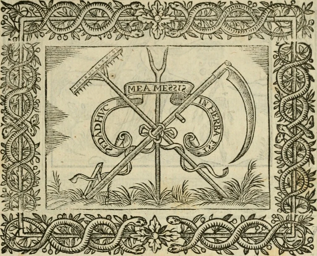An illustration from Minerua Britanna, or, A garden of heroical deuises, furnished, and adorned with emblemes and impresa's of sundry natures : newly devised, moralized, and published, 1612, leaf 174