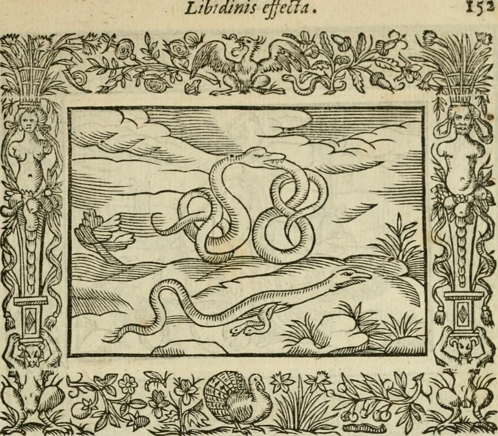 An illustration from Minerua Britanna, or, A garden of heroical deuises, furnished, and adorned with emblemes and impresa's of sundry natures : newly devised, moralized, and published, 1612, leaf 176