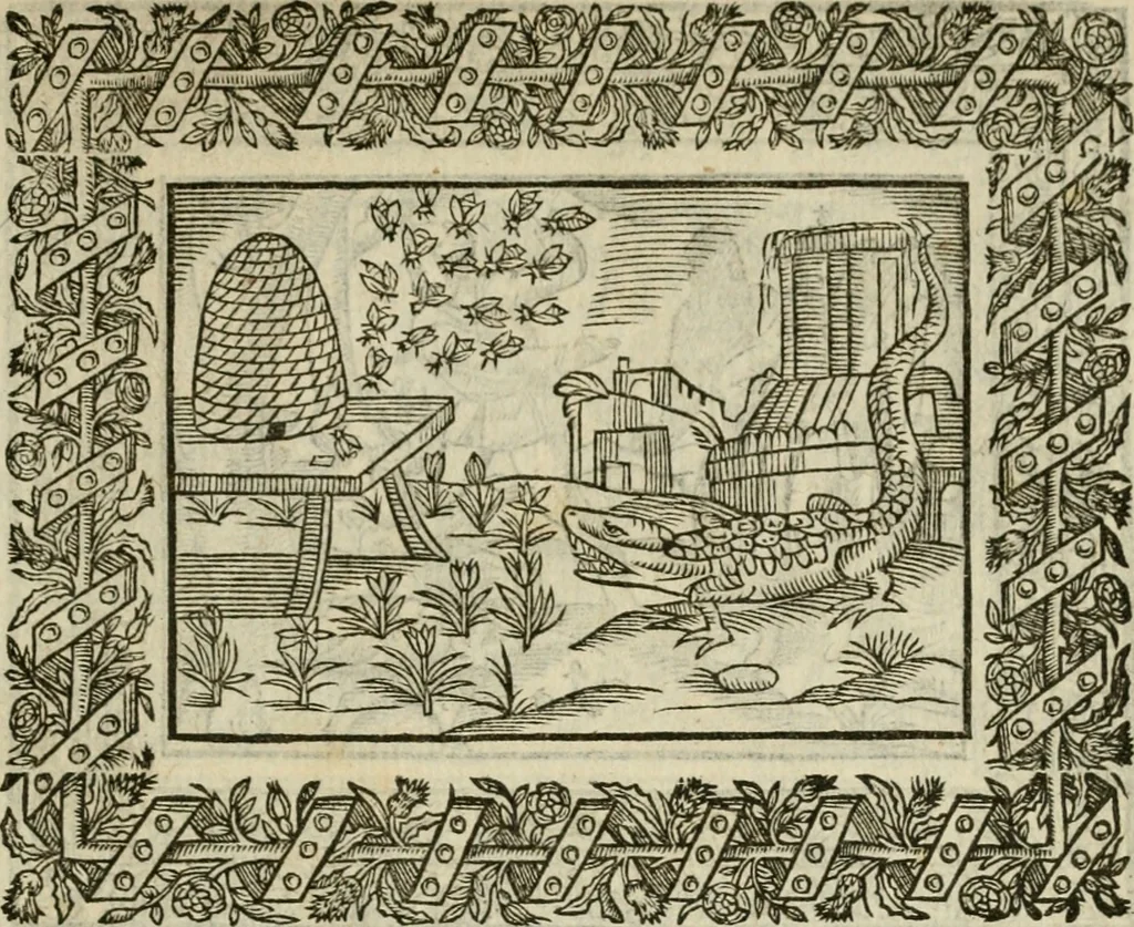 An illustration from Minerua Britanna, or, A garden of heroical deuises, furnished, and adorned with emblemes and impresa's of sundry natures : newly devised, moralized, and published, 1612, leaf 178