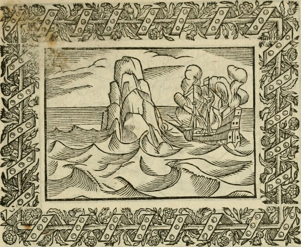 An illustration from Minerua Britanna, or, A garden of heroical deuises, furnished, and adorned with emblemes and impresa's of sundry natures : newly devised, moralized, and published, 1612, leaf 182