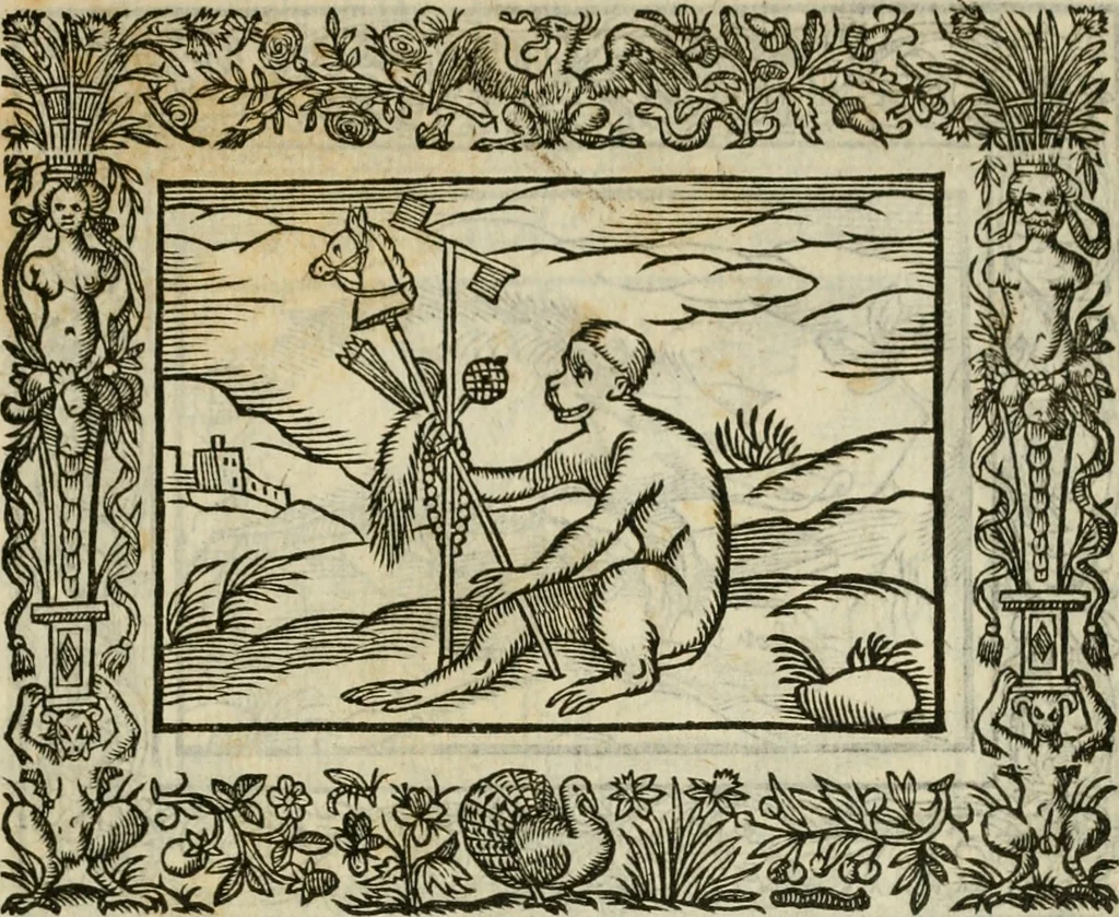 An illustration from Minerua Britanna, or, A garden of heroical deuises, furnished, and adorned with emblemes and impresa's of sundry natures : newly devised, moralized, and published, 1612, leaf 192