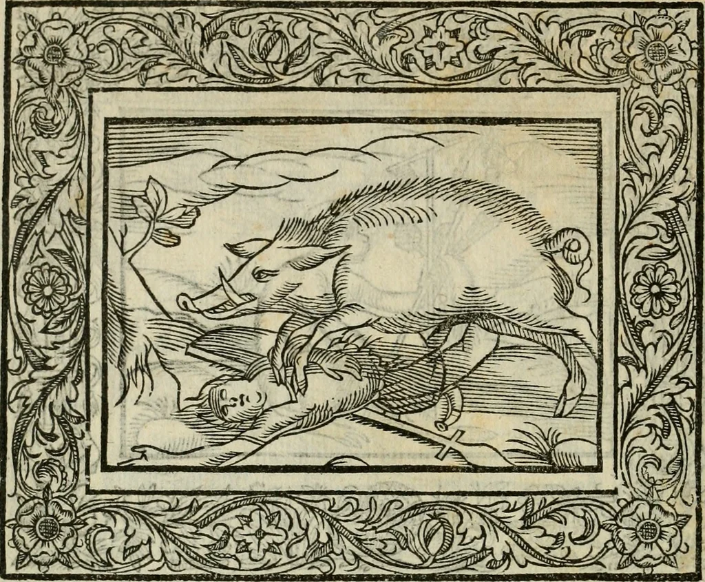 An illustration from Minerua Britanna, or, A garden of heroical deuises, furnished, and adorned with emblemes and impresa's of sundry natures : newly devised, moralized, and published, 1612, leaf 193