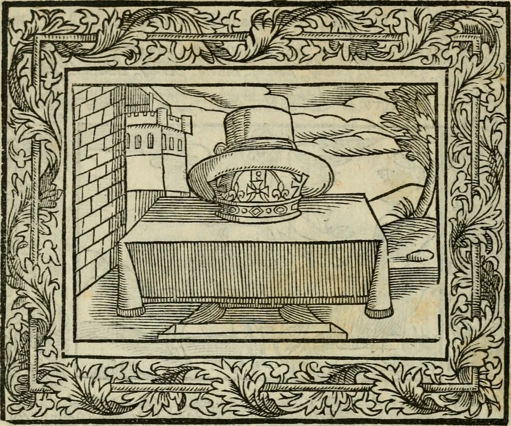An illustration from Minerua Britanna, or, A garden of heroical deuises, furnished, and adorned with emblemes and impresa's of sundry natures : newly devised, moralized, and published, 1612, leaf 195