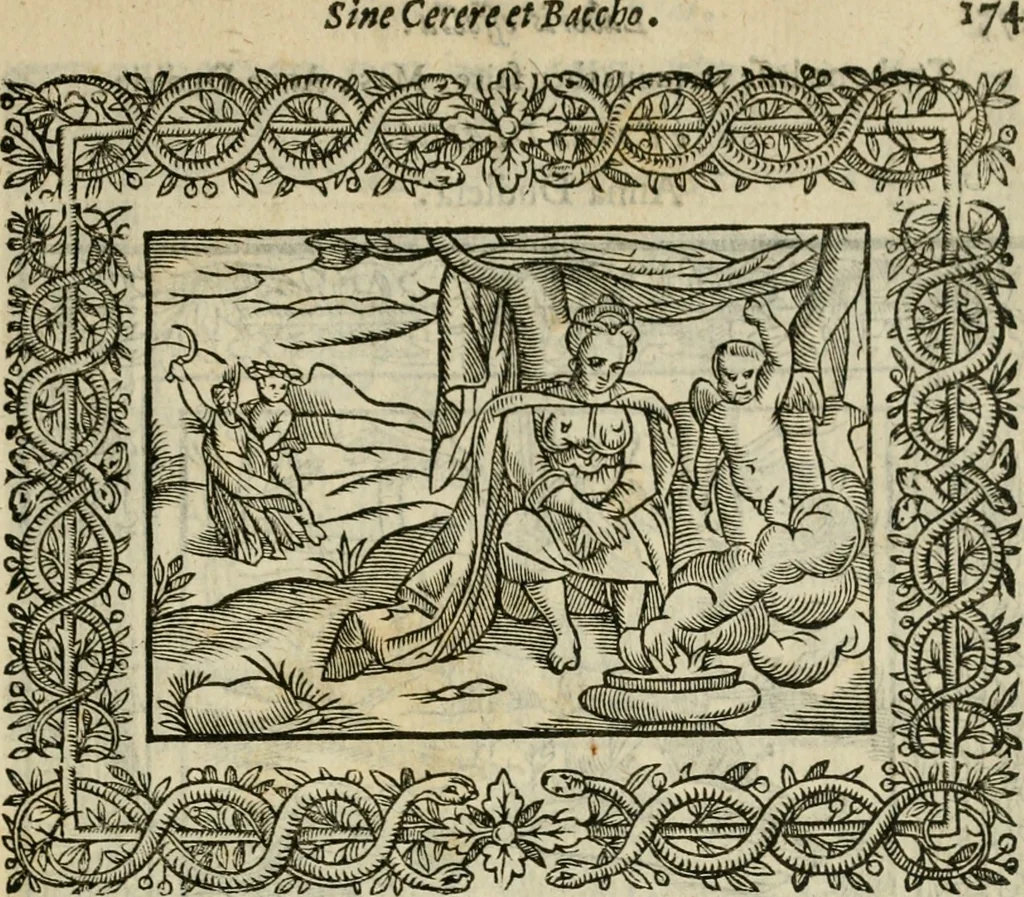 An illustration from Minerua Britanna, or, A garden of heroical deuises, furnished, and adorned with emblemes and impresa's of sundry natures : newly devised, moralized, and published, 1612, leaf 198