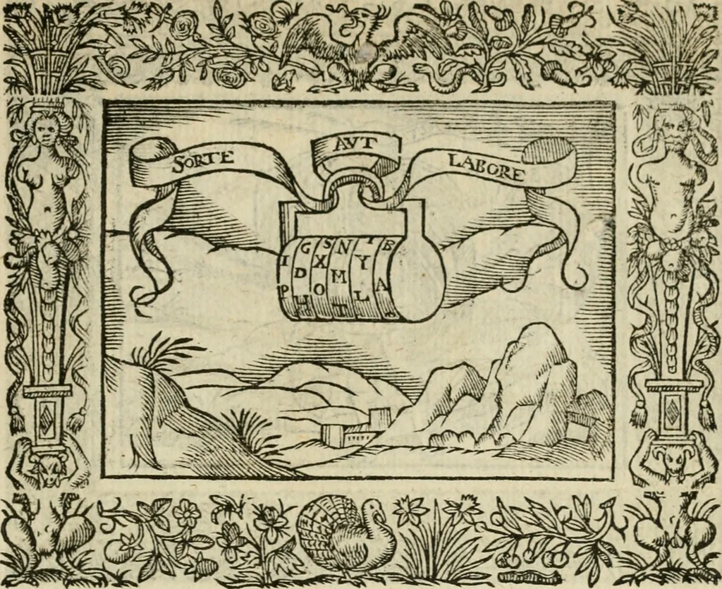 An illustration from Minerua Britanna, or, A garden of heroical deuises, furnished, and adorned with emblemes and impresa's of sundry natures : newly devised, moralized, and published, 1612, leaf 204