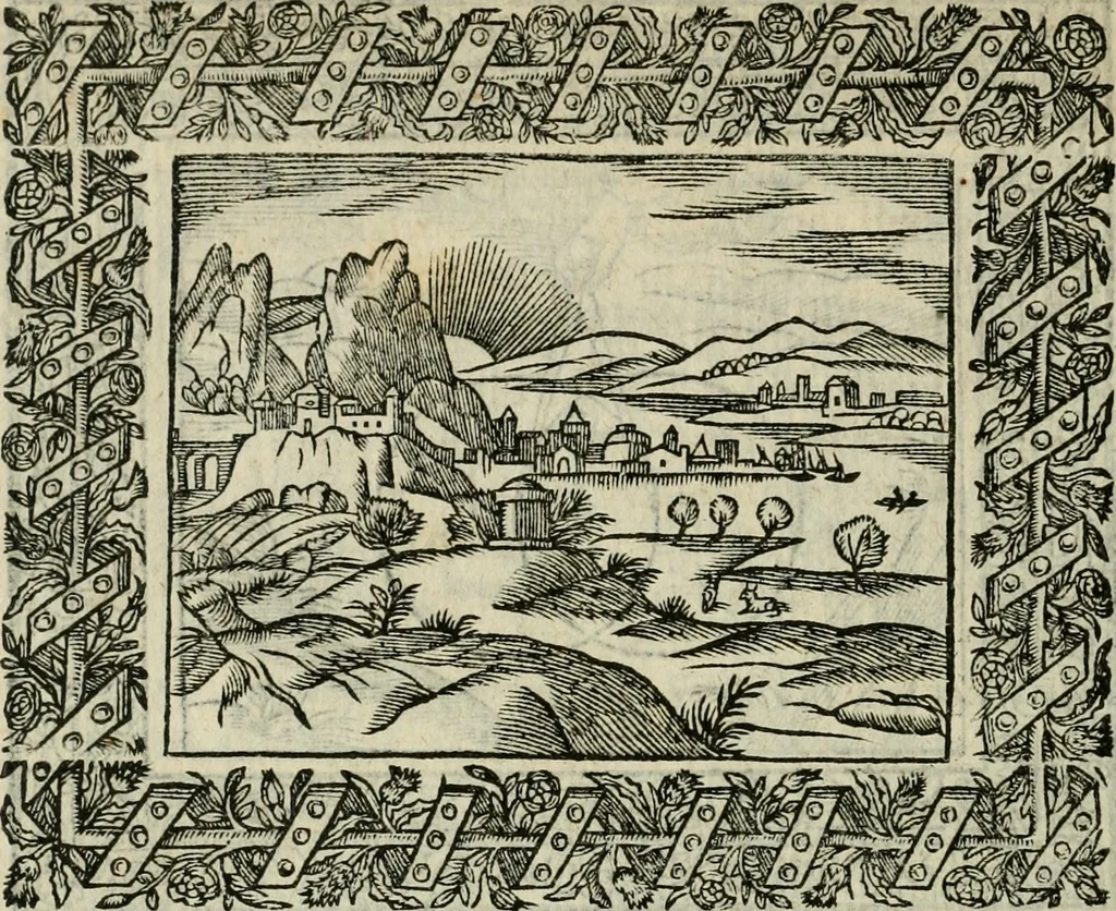 An illustration from Minerua Britanna, or, A garden of heroical deuises, furnished, and adorned with emblemes and impresa's of sundry natures : newly devised, moralized, and published, 1612, leaf 209