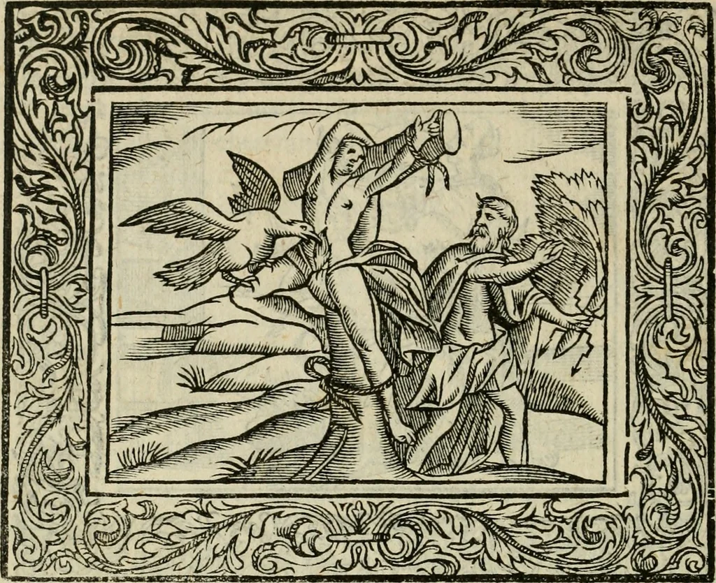 An illustration from Minerua Britanna, or, A garden of heroical deuises, furnished, and adorned with emblemes and impresa's of sundry natures : newly devised, moralized, and published, 1612, leaf 213