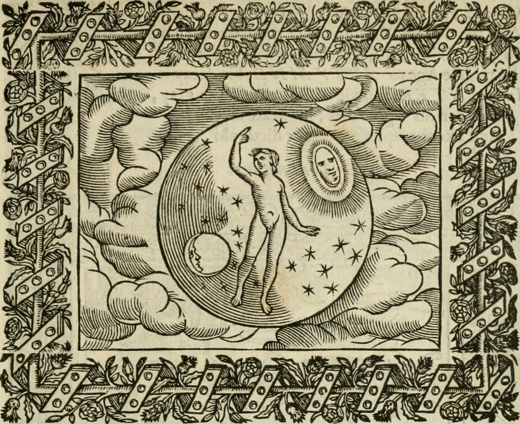 An illustration from Minerua Britanna, or, A garden of heroical deuises, furnished, and adorned with emblemes and impresa's of sundry natures : newly devised, moralized, and published, 1612, leaf 214