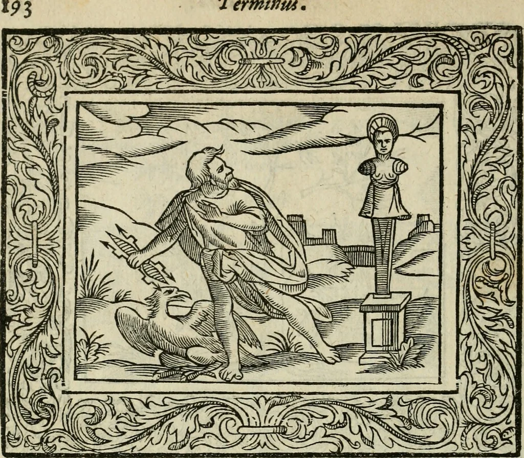 An illustration from Minerua Britanna, or, A garden of heroical deuises, furnished, and adorned with emblemes and impresa's of sundry natures : newly devised, moralized, and published, 1612, leaf 217