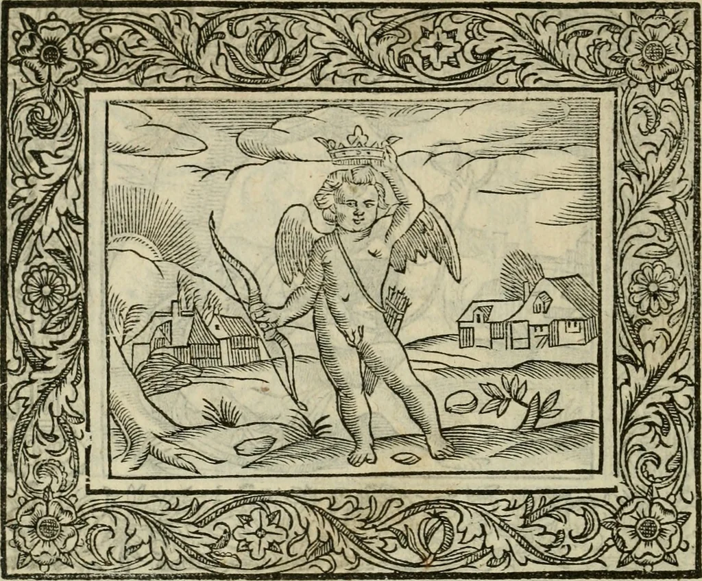 An illustration from Minerua Britanna, or, A garden of heroical deuises, furnished, and adorned with emblemes and impresa's of sundry natures : newly devised, moralized, and published, 1612, leaf 219