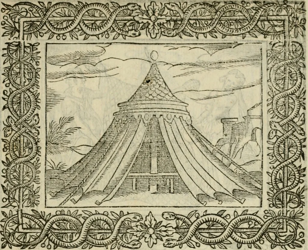 An illustration from Minerua Britanna, or, A garden of heroical deuises, furnished, and adorned with emblemes and impresa's of sundry natures : newly devised, moralized, and published, 1612, leaf 220