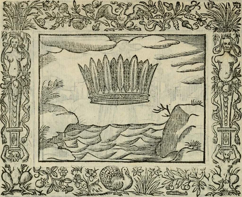 An illustration from Minerua Britanna, or, A garden of heroical deuises, furnished, and adorned with emblemes and impresa's of sundry natures : newly devised, moralized, and published, 1612, leaf 223