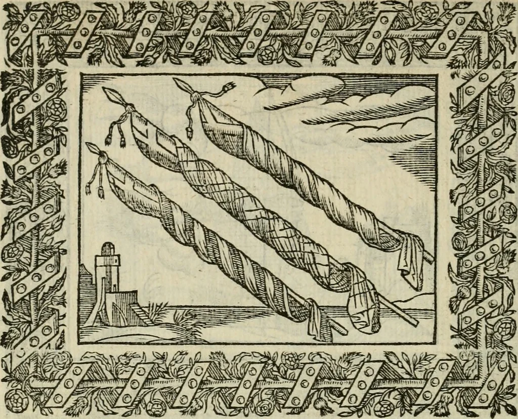 An illustration from Minerua Britanna, or, A garden of heroical deuises, furnished, and adorned with emblemes and impresa's of sundry natures : newly devised, moralized, and published, 1612, leaf 227