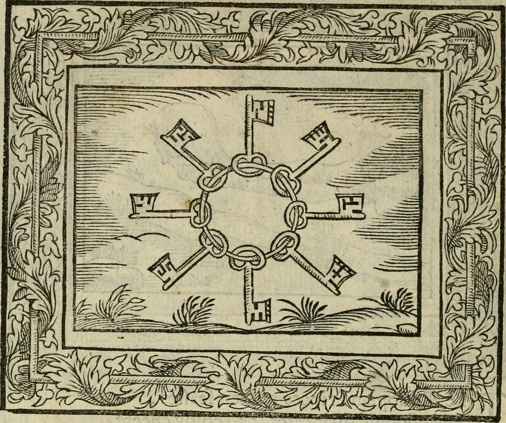 An illustration from Minerua Britanna, or, A garden of heroical deuises, furnished, and adorned with emblemes and impresa's of sundry natures : newly devised, moralized, and published, 1612, leaf 29