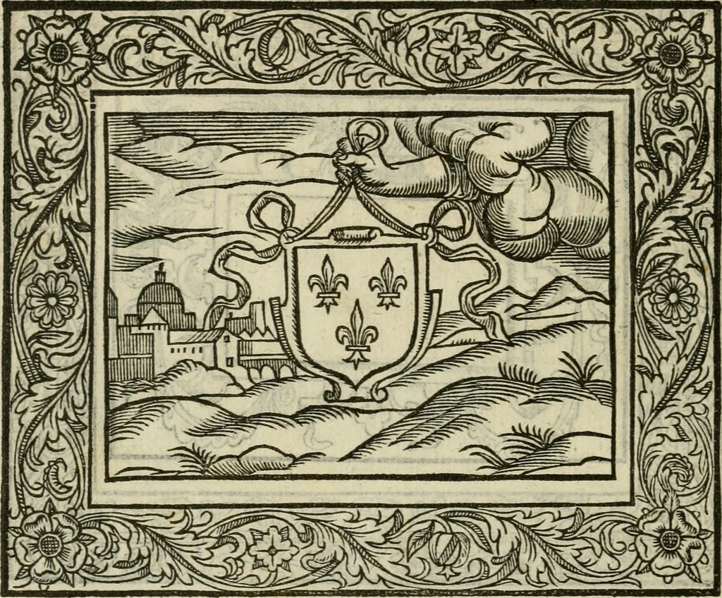 An illustration from Minerua Britanna, or, A garden of heroical deuises, furnished, and adorned with emblemes and impresa's of sundry natures : newly devised, moralized, and published, 1612, leaf 35